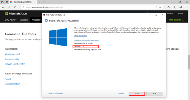 Microsoft Azure PowerShell